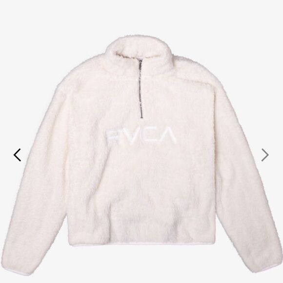 LIKE NEW WOMEN'S RELAXED RVCA FLEECE- size SMALL - Picture 8 of 12